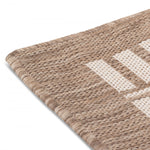 Cabana Lattice Indoor/Outdoor Rug - 6' x 9' - Brown