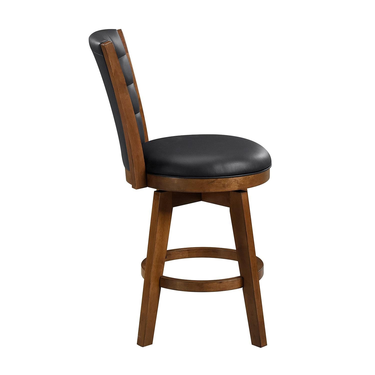 Medford Counter Stool - Black, Brown - Set of Two