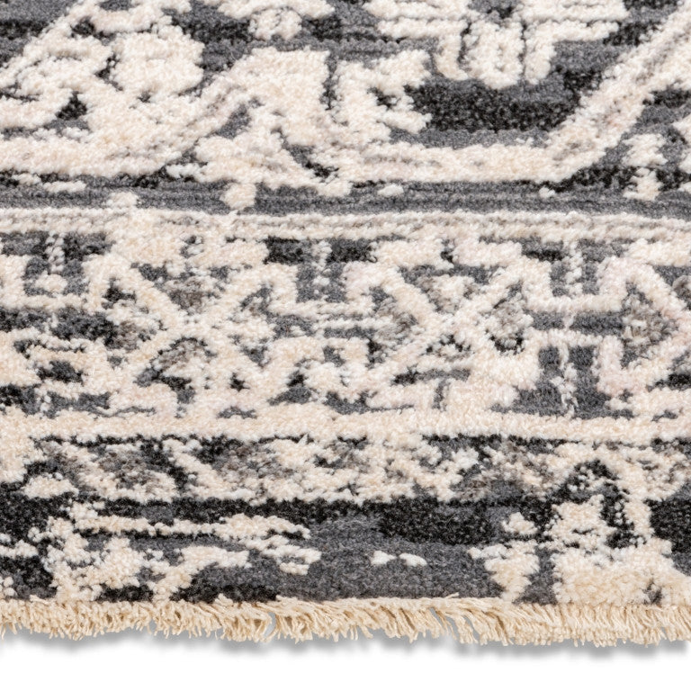 Alpena Traditional Rug - 5' x 8' - Black/Grey