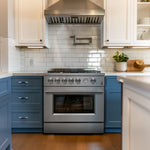 Forno Premium Stainless Steel Kitchen Package with French Door Refrigerator and Gas Range - FBDL-020-01-CAUS