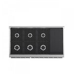Forno Premium Stainless Steel Kitchen Package with 48" Gas Range and 2 28" Convertible Refrigerator/Freezer - FBDL-018-03CAUS