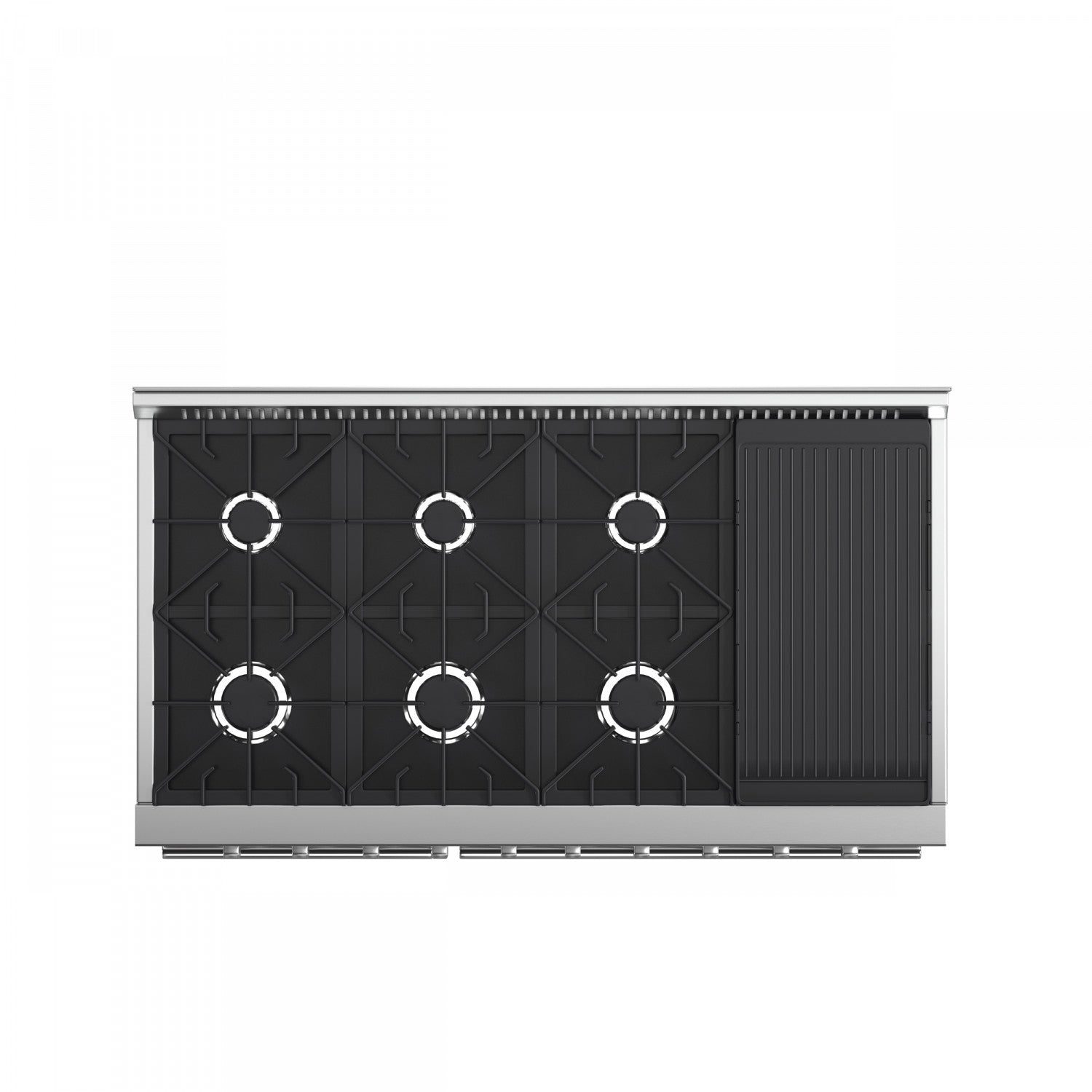 Forno Premium Stainless Steel Kitchen Package with 48" Gas Range and 2 28" Convertible Refrigerator/Freezer - FBDL-018-03CAUS