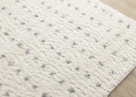 Palmer Casual Contemporary Speckled Area Rug - 8' X 11' - White/Grey