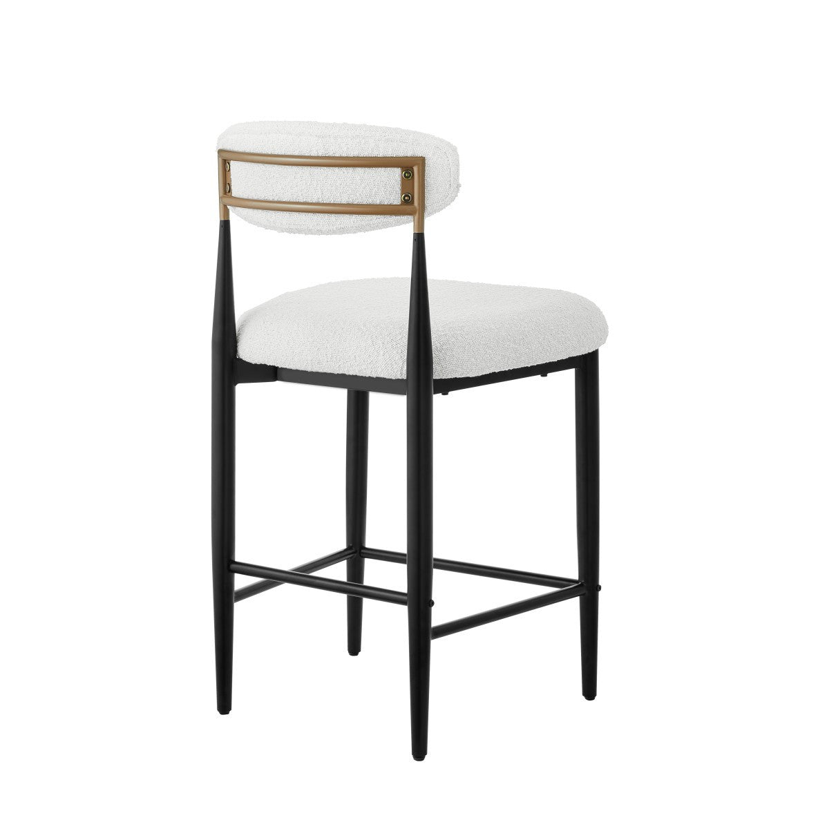 Kodi Counter Stool - White/Black - Set of Two