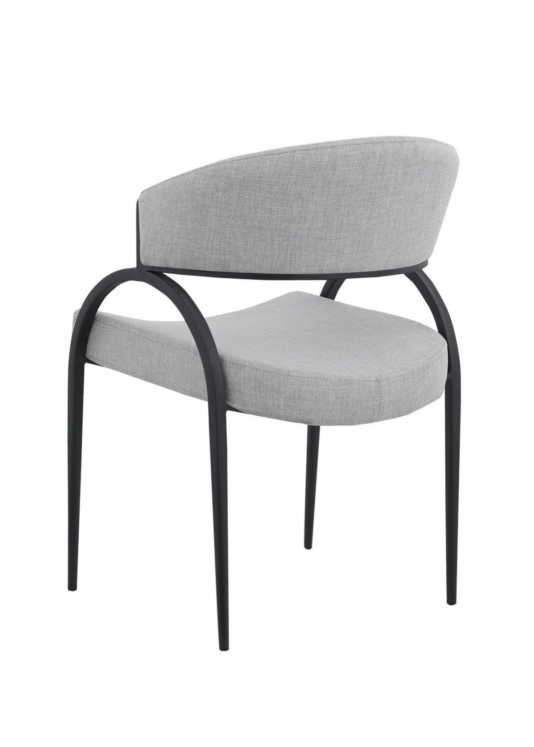 Sena Dining Chair - Grey/Black - Set of Two