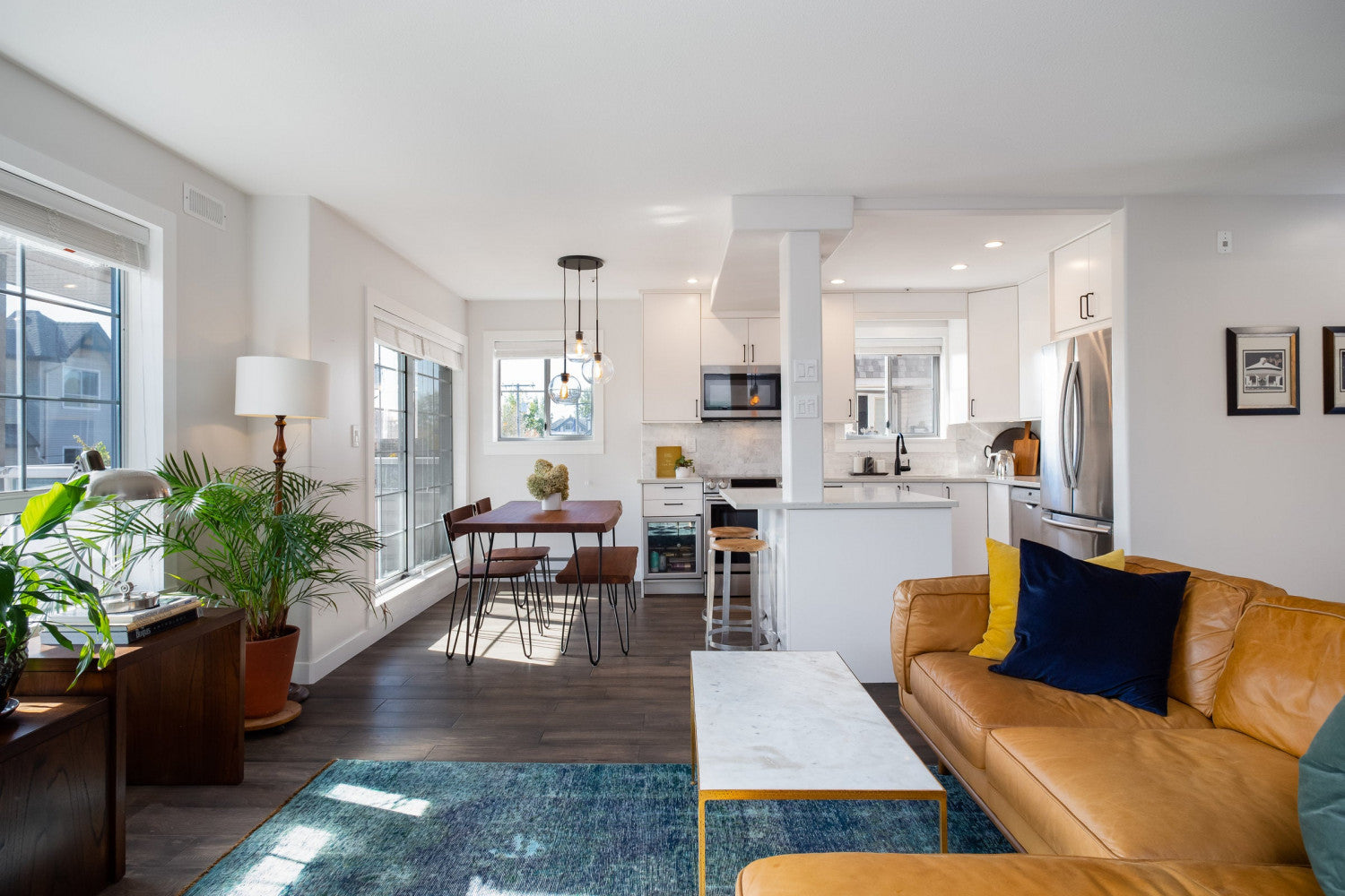 Eberlinn Dining Chair - Matte Brown - Set of Two