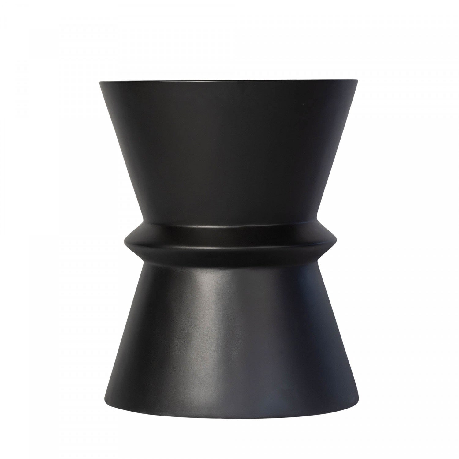 Gavrin Hourglass Side Table - Black