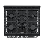 Forno Leonardo 30" Black Freestanding Gas Range (5.0 Cu. Ft.) - FFSGS1116-30BLK