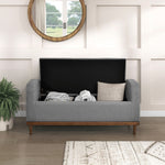 Elayne Ottoman Bench - Grey