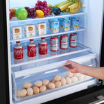 Forno Milano 31" 17.2 Cu.Ft. Black Bottom Freezer Refrigerator with Right Swing Door - FFFFD1785-31BLK