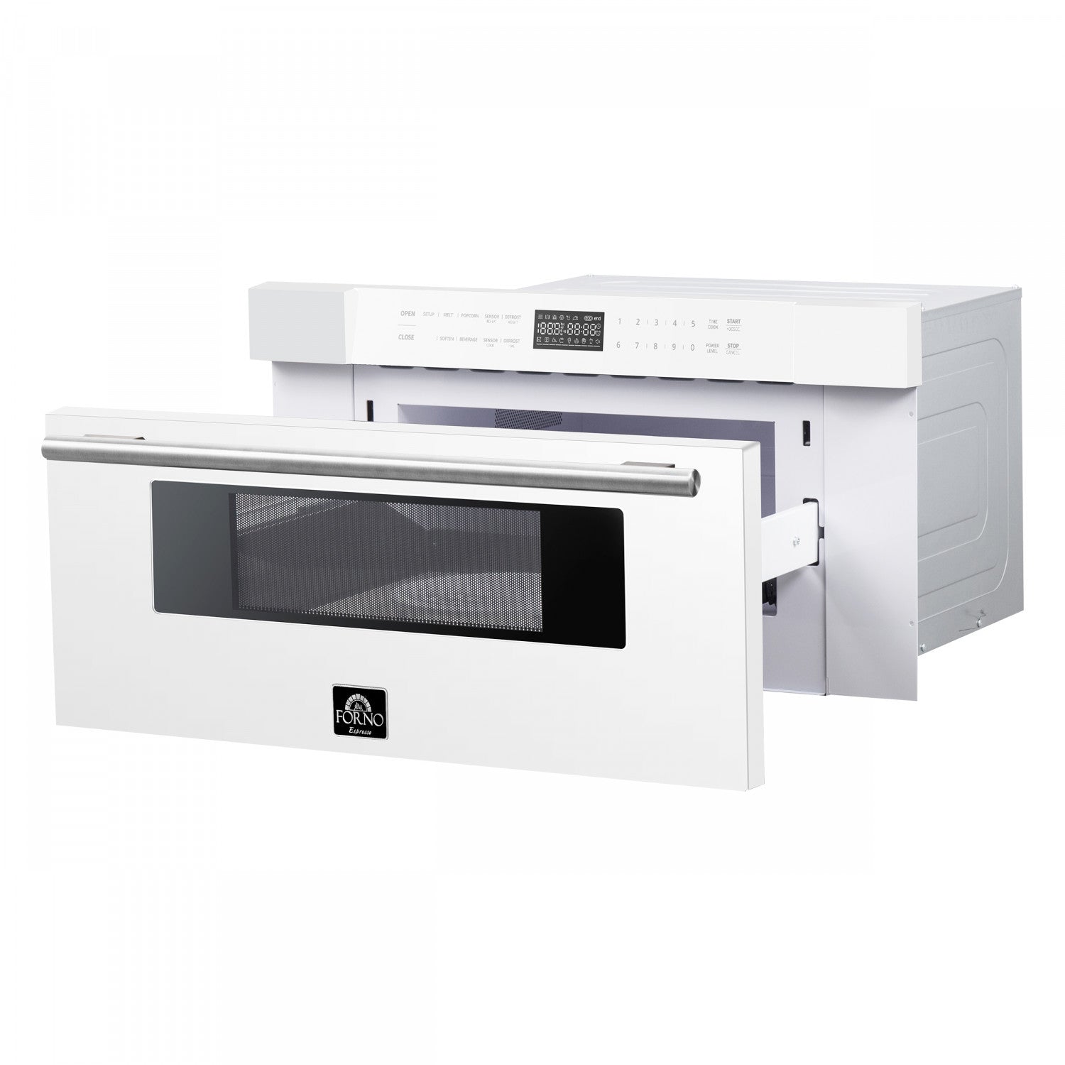 Forno Capoliveri White 30" Built-In Microwave Drawer (1.2 Cu. Ft.) - FMWDR3000-30WHT