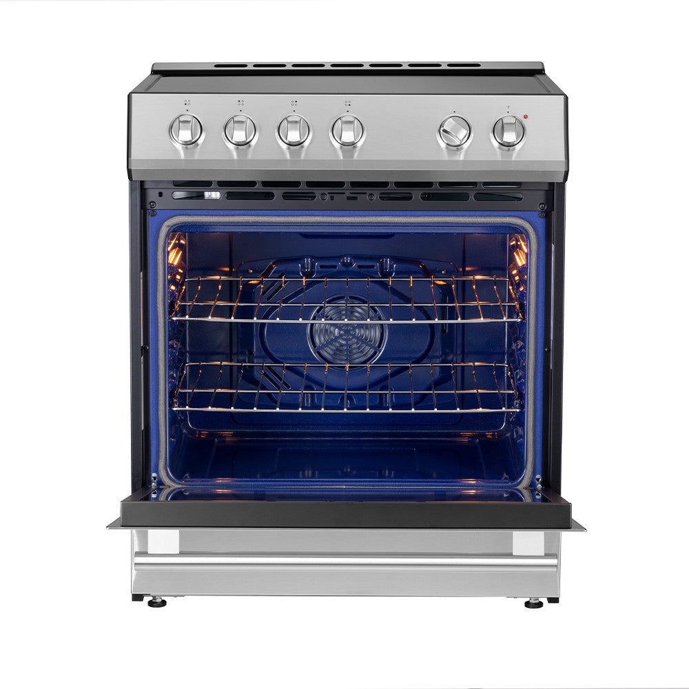Forno Leonardo Stainless Steel Slide-In Induction Range (5.0 Cu. Ft.) - FFSIN0982-30