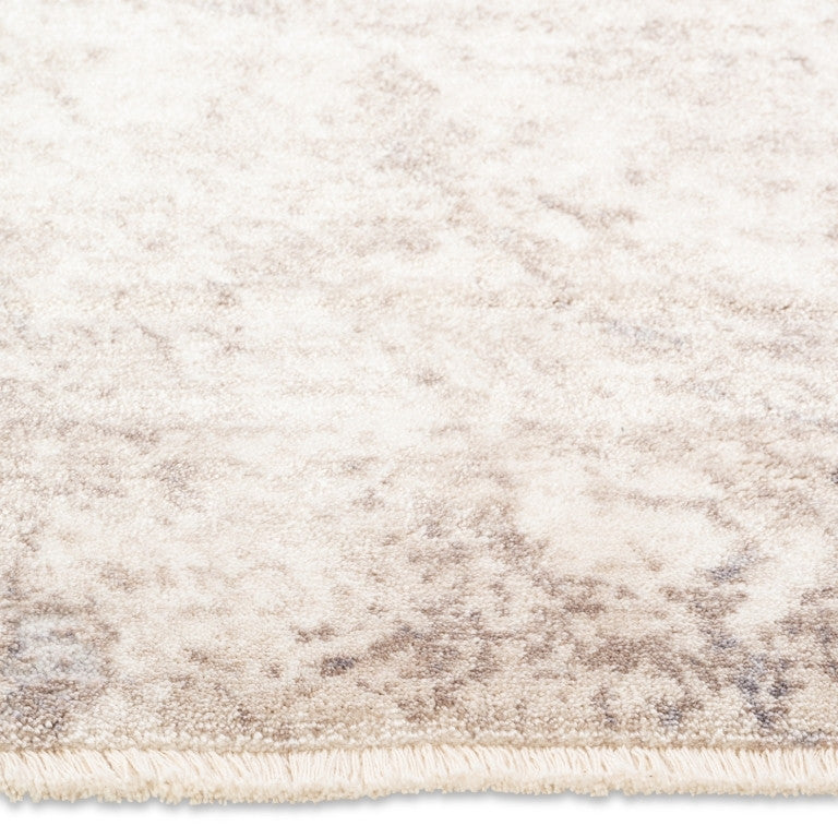Genevie Casual Rug - 5' x 8' - Antique White/Brown