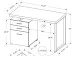 Auden Office Desk - White