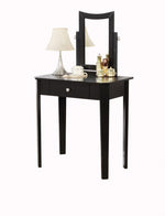 Kyrie Vanity Table Set - Black