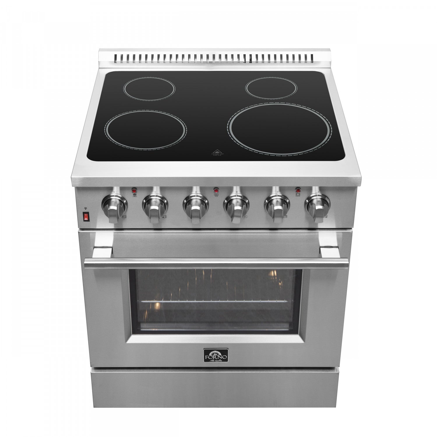 Forno Galiano 30" Stainless Steel Freestanding Electric Range with True Convection and Air Fry (4.32 Cu. Ft.) - FFSEL6083-30