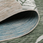 Marbella Floral Outdoor Rug - 8' x 10' - Green