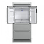 Forno Moena 40" 19.2 Cu.Ft. Stainless Steel Built-In French Door Refrigerator with Ice Maker - FFRBI1820-40SG
