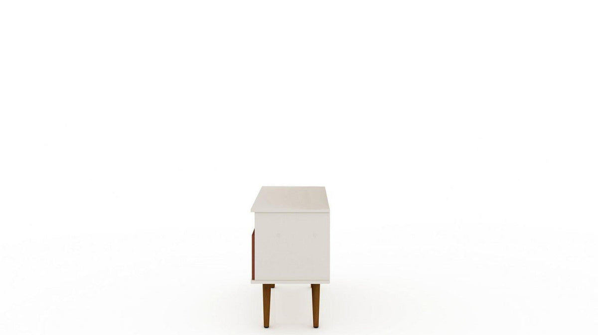 Otuken 35" TV Stand - Off White/Terracotta
