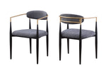 Mykos Dining Armchair - Grey