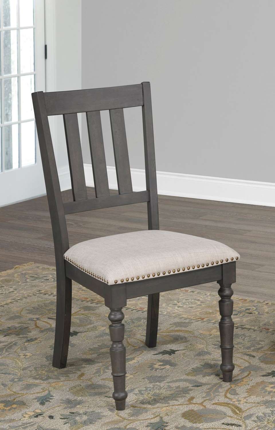 Claudia Dining Chair - Brown, Beige