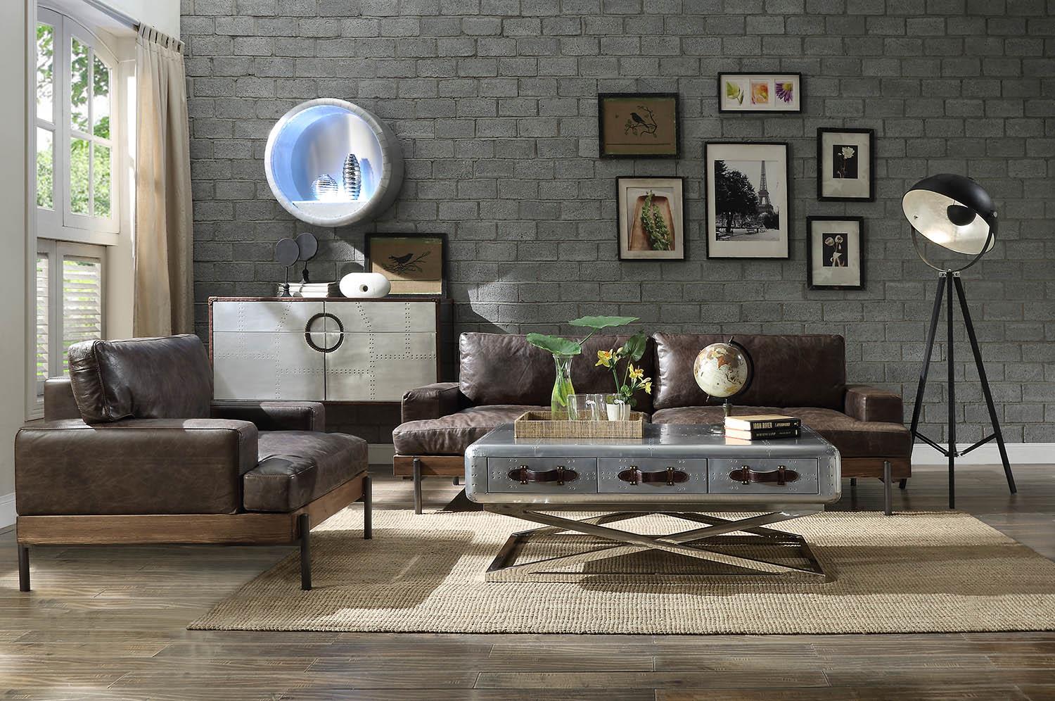 Charlie Brown - II Leather Accent Chair