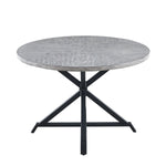 Shala Round Dining Table - Grey, Black