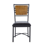 Shala Dining Chair - Natural Wood, Black