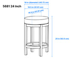 Westby Counter Stool - Black - Set of Two