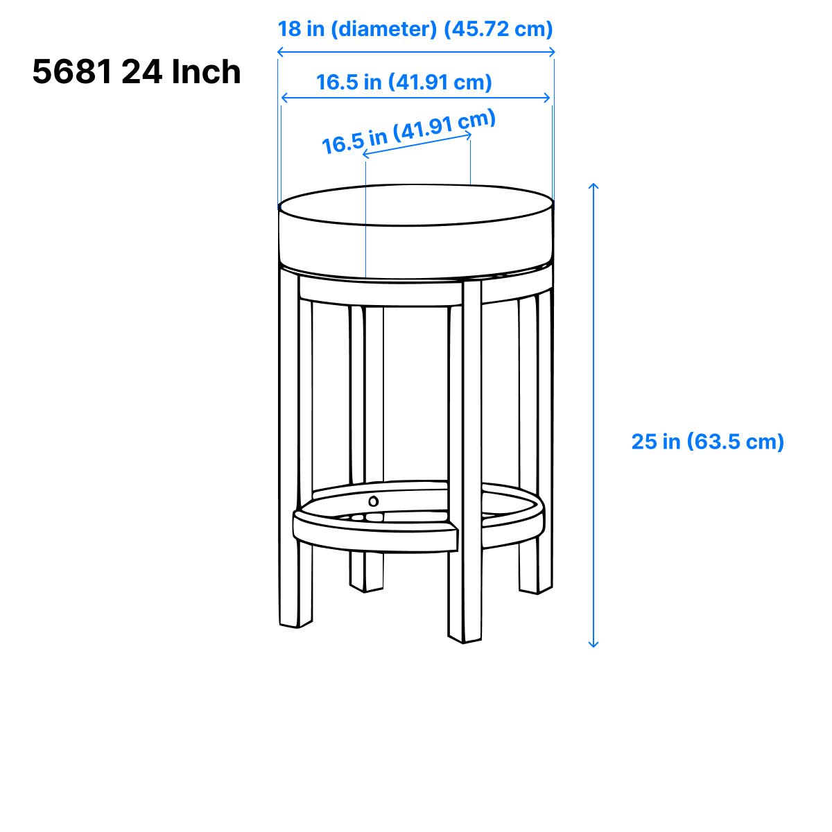 Westby Counter Stool - Red - Set of Two