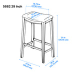 Ordway Bar Stool - Red