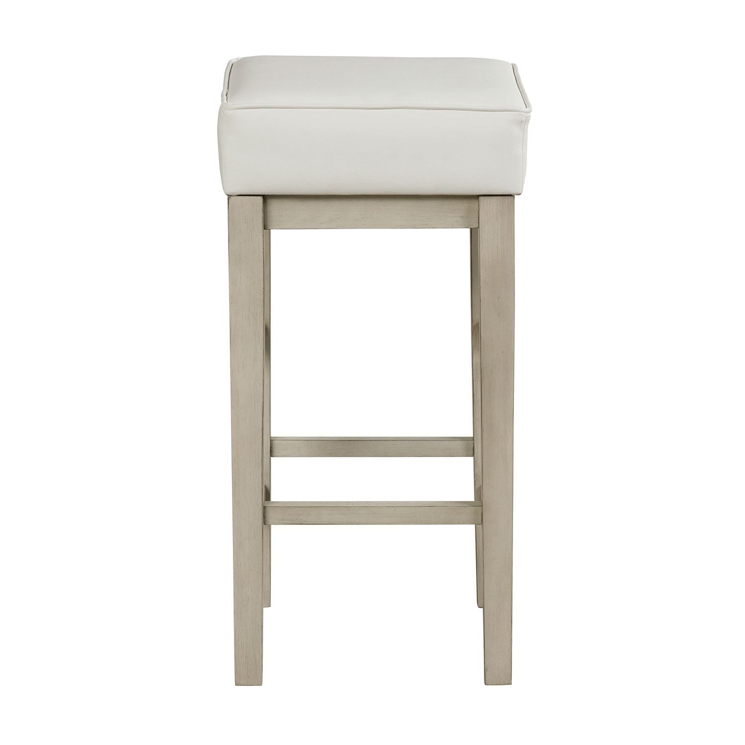 Pittsville Bar Stool - Antique White - Set of Two
