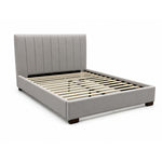Ollie 3-Piece Queen Upholstered Bed - Grey