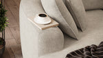 Jade All Foam Sectional - Beige