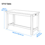 Tyon Dining Room Package - Grey - 4-Piece Set