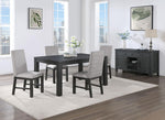 Nola 5-Piece Extendable Dining Set - Dark Grey