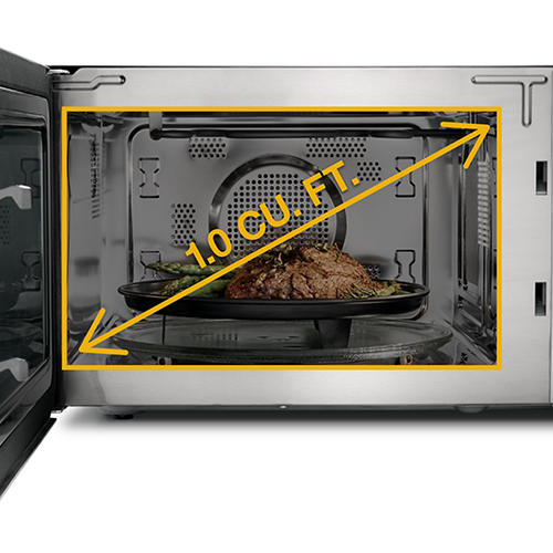 Whirlpool Black Countertop Microwave (1 cu. ft.) - WMCS5522RB