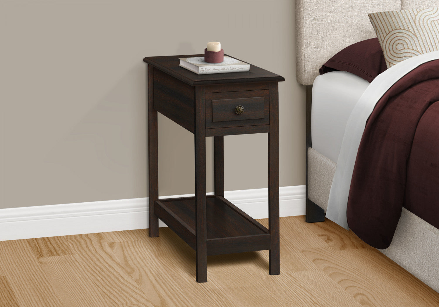 Flint Side Table - Walnut