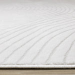 Hillary Modern Swirls Area Rug - 7' X 10' - Cream