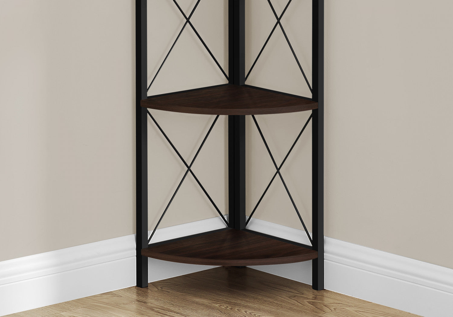 Zeva Bookcase - Dark Brown