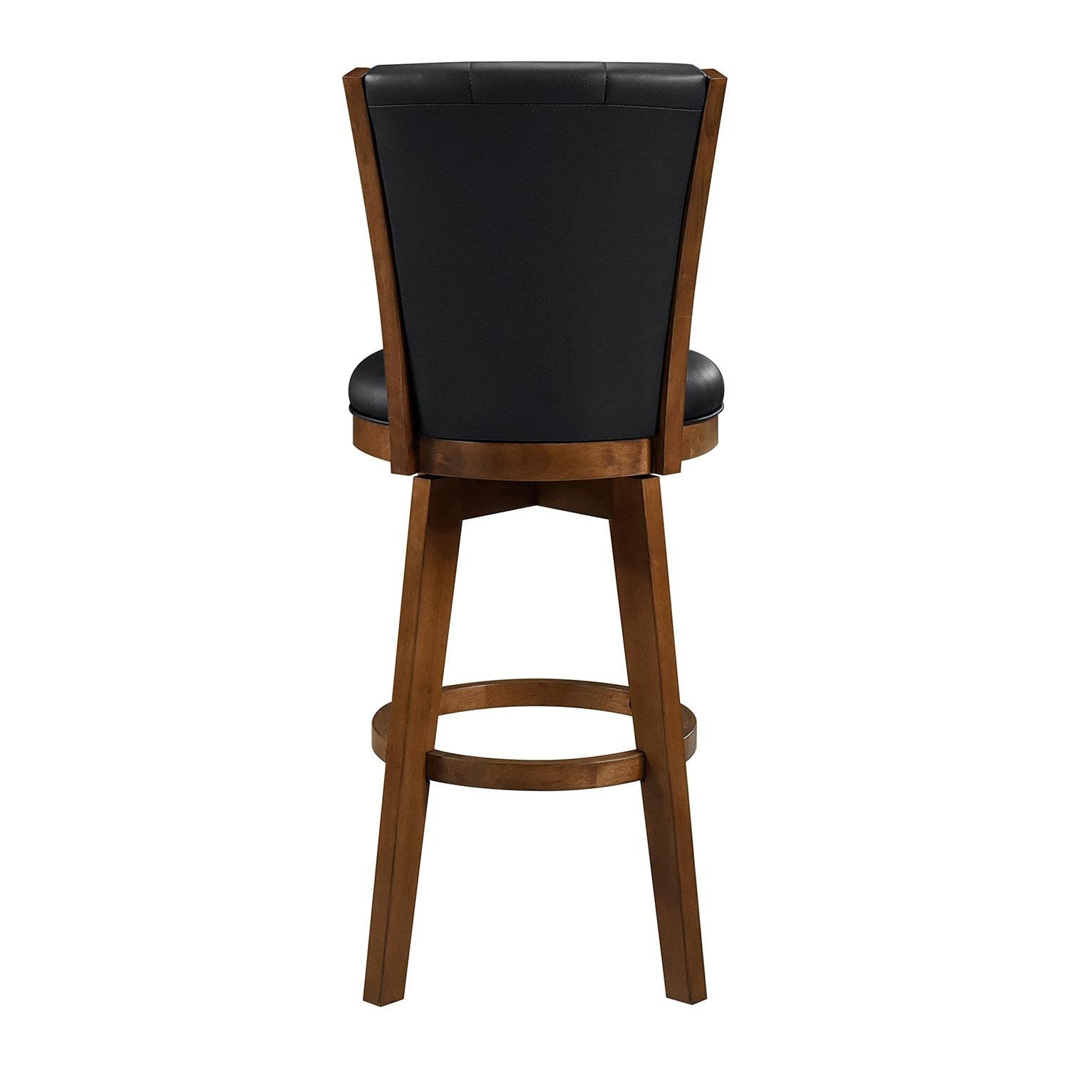 Medford Bar Stool - Black, Brown - Set of Two