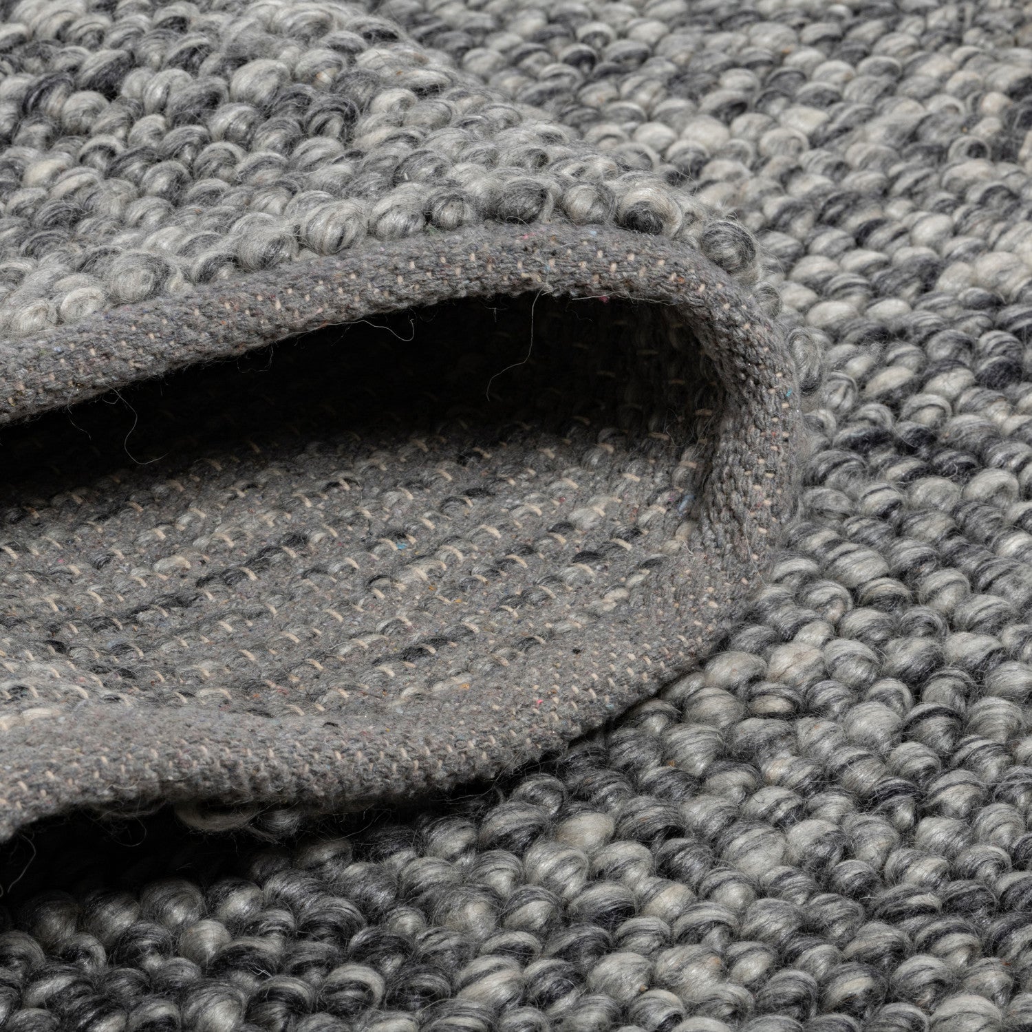 Calabria Pebbles Rug - 5' x 8' - Grey/Charcoal