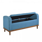 Elayne Ottoman Bench - Blue