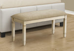 Dalen Bench - Antique White/Beige