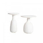 Iselyn Low Side Table - White