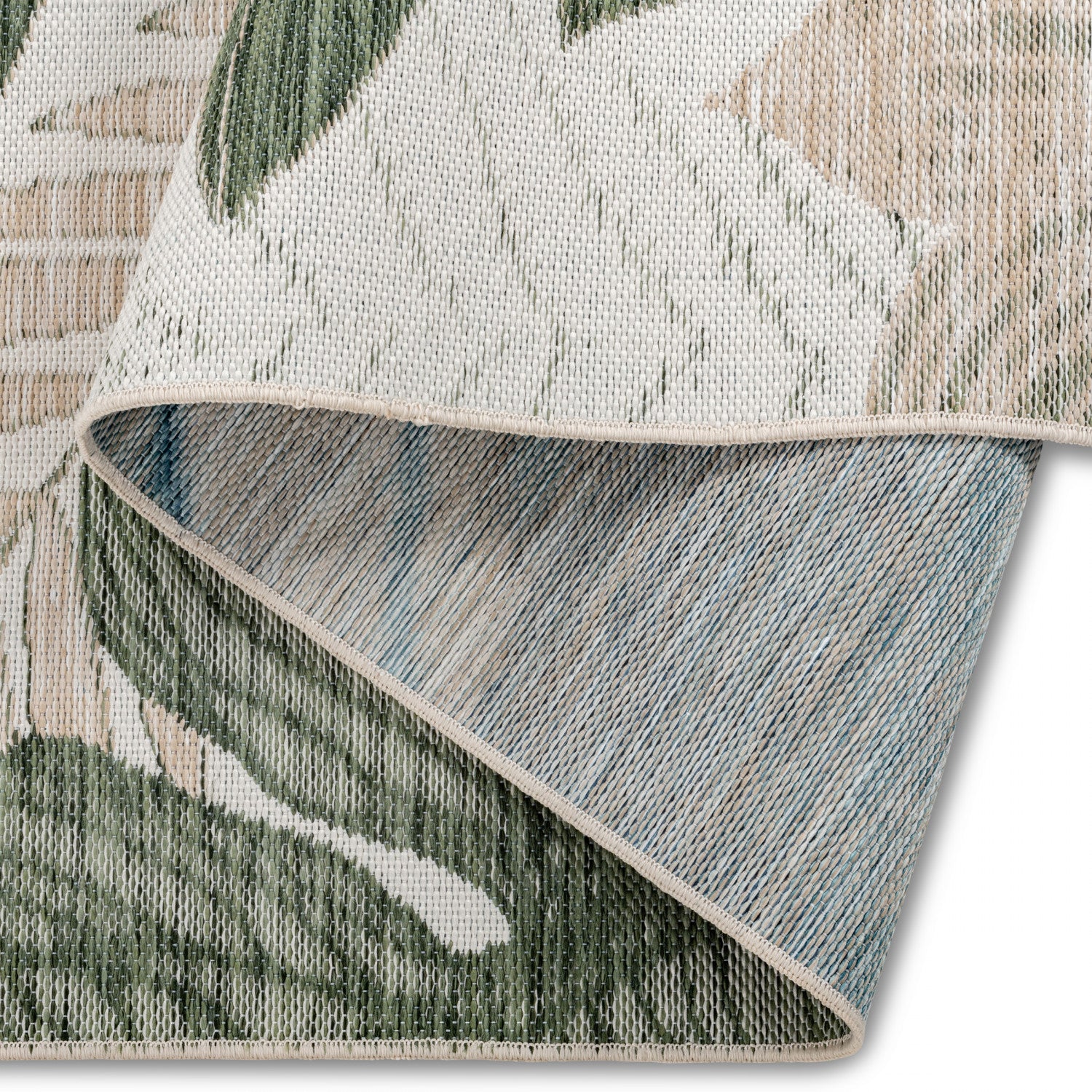 Marbella Floral Outdoor Rug - 5' x 7' - Green