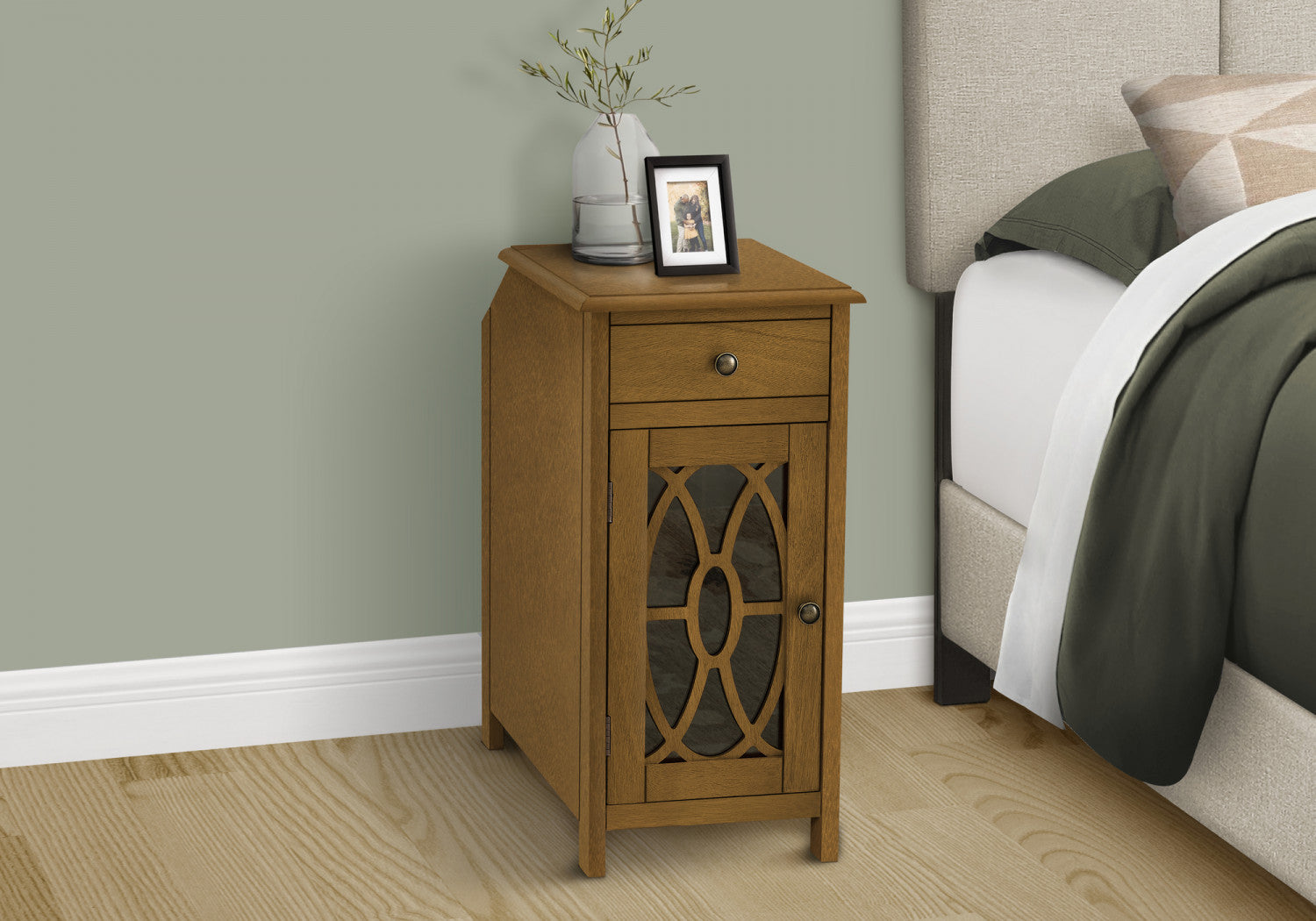 Elric Side Table - Taupe
