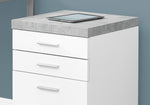 Solvi Filing Cabinet - White