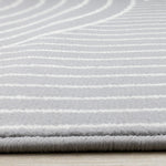 Functional Modern Arches Area Rug - 8' X 11' - Grey/White