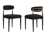 Kodi Dining Chair - Black - Set of Two